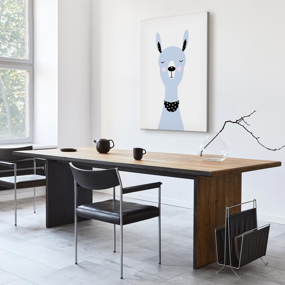 Lovely Llama Funny Canvas Print