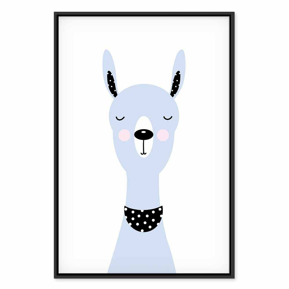 Lovely Llama Funny Canvas Print