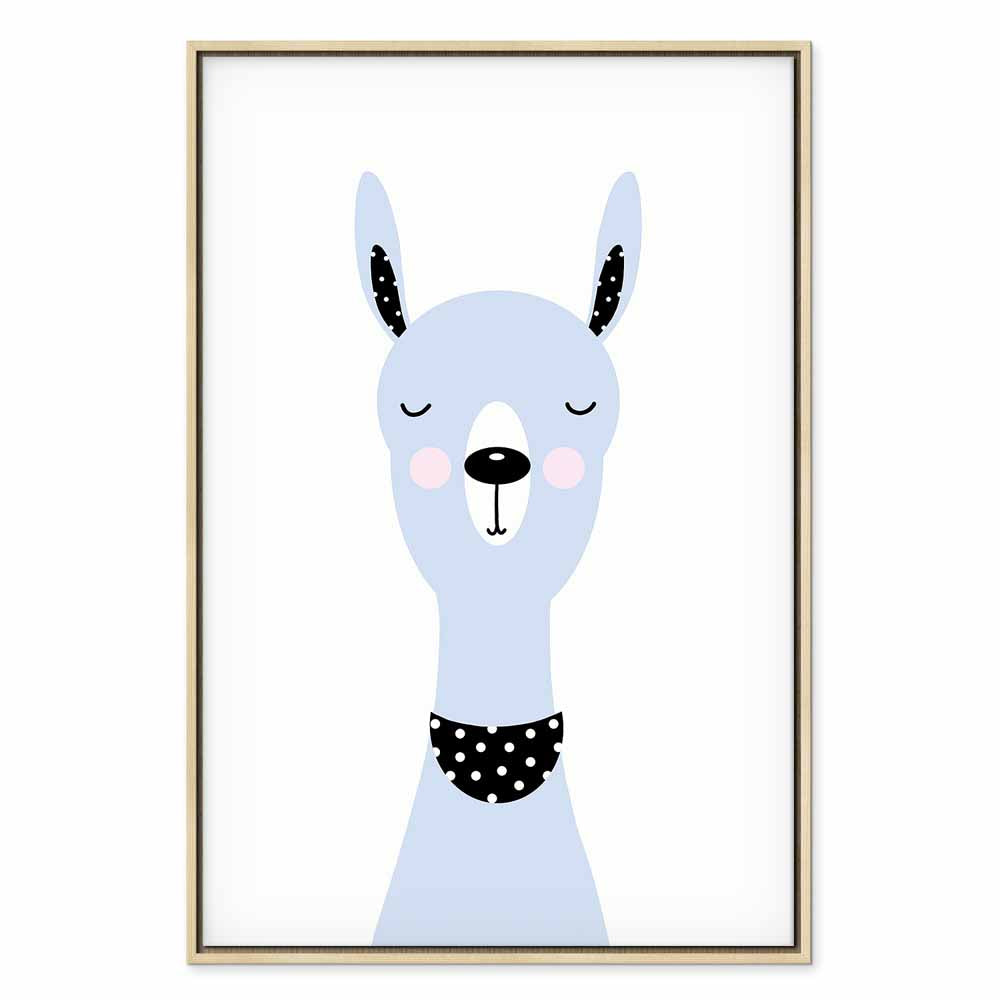 Lovely Llama Funny Canvas Print