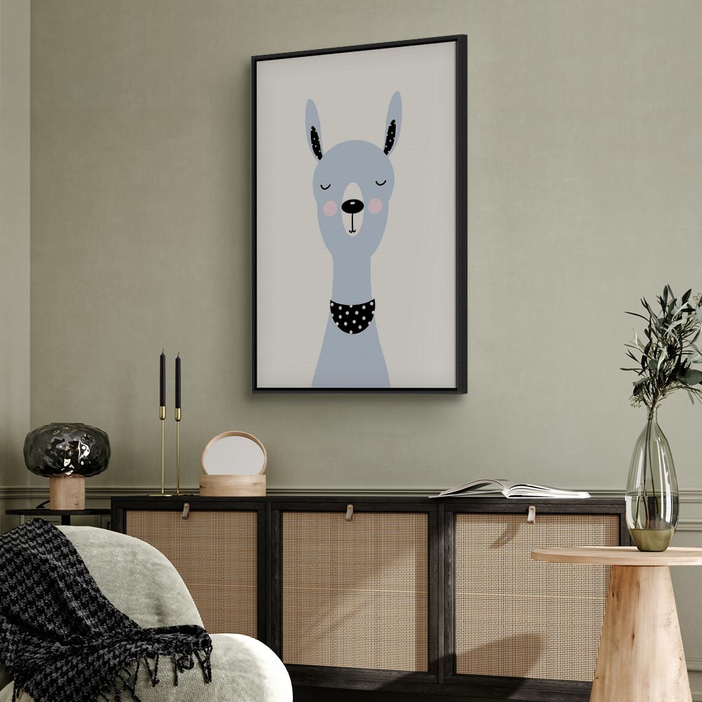 Lovely Llama Funny Canvas Print