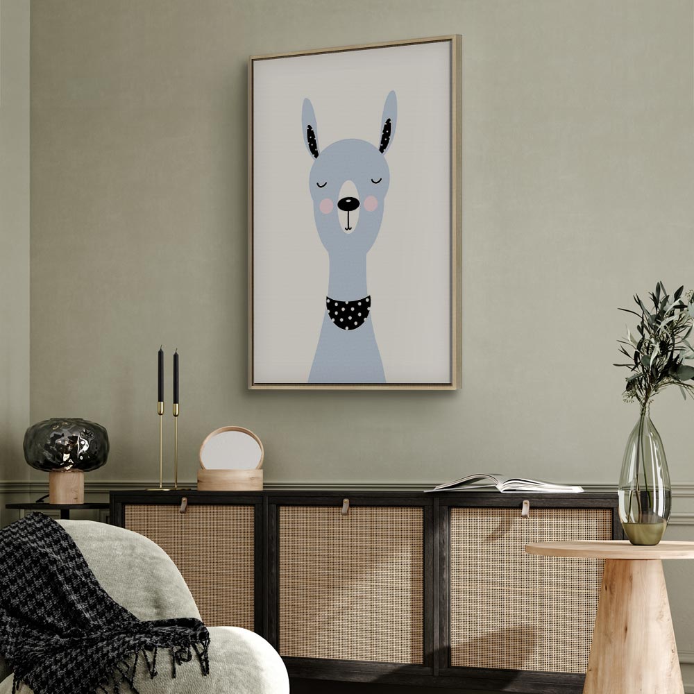 Lovely Llama Funny Canvas Print
