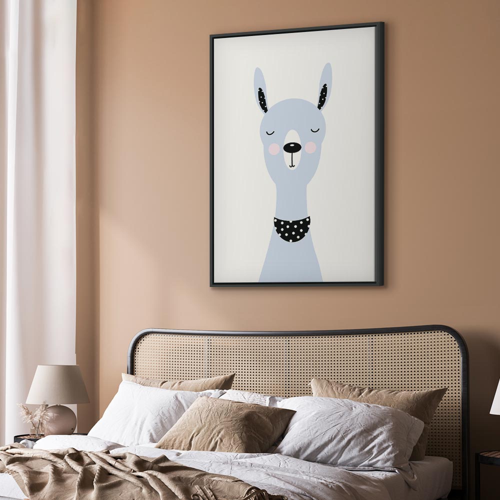 Lovely Llama Funny Canvas Print