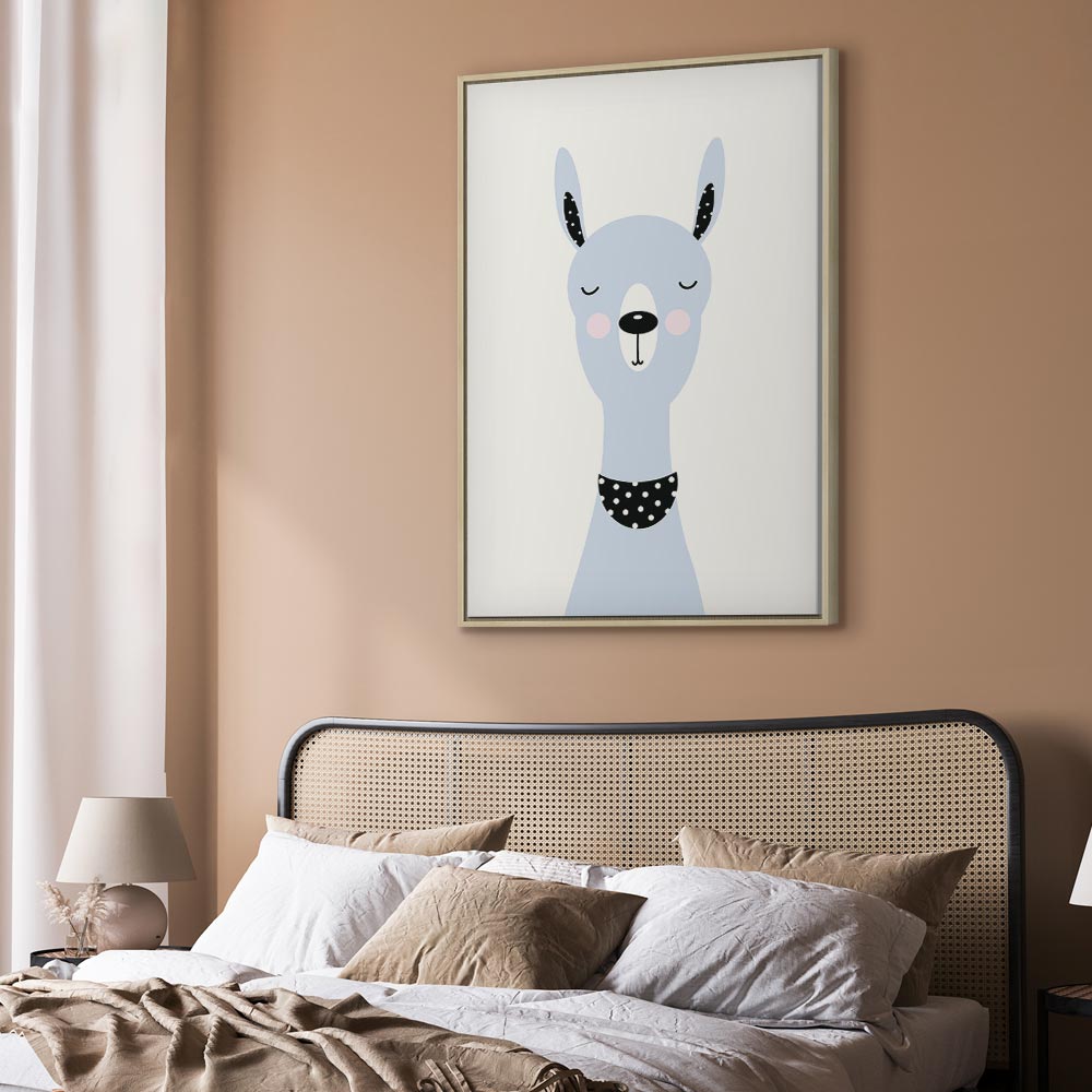 Lovely Llama Funny Canvas Print