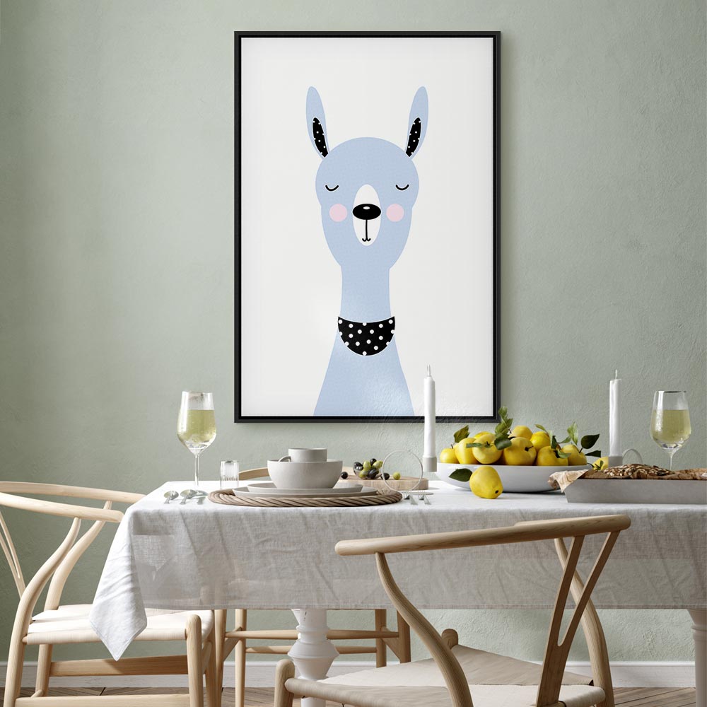 Lovely Llama Funny Canvas Print
