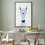 Lovely Llama Funny Canvas Print