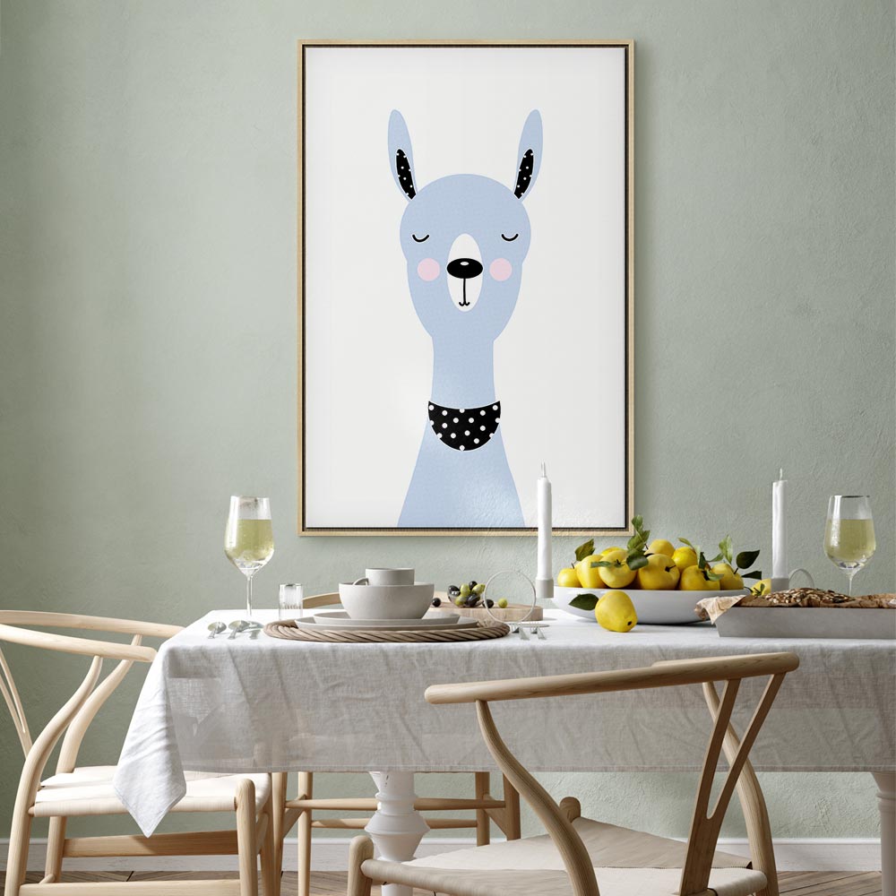 Lovely Llama Funny Canvas Print