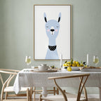 Lovely Llama Funny Canvas Print