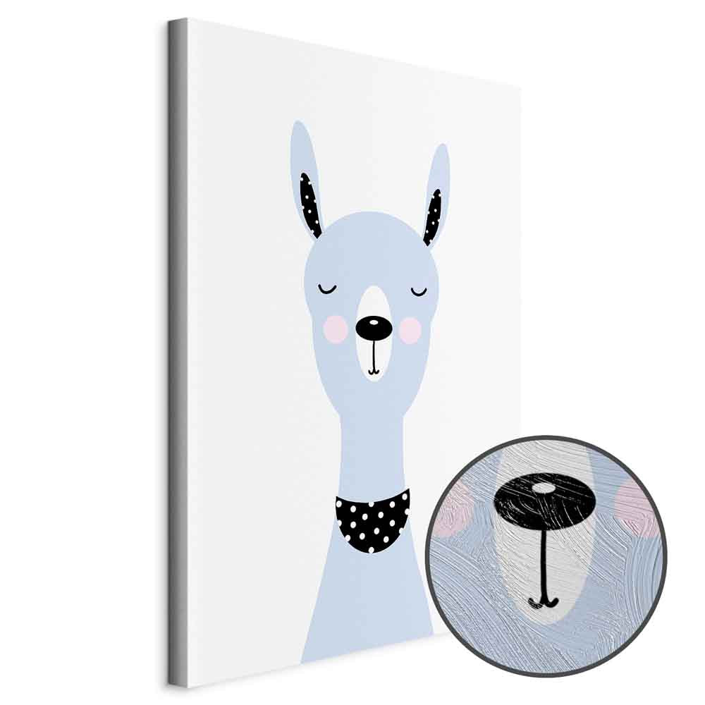 Lovely Llama Funny Canvas Print