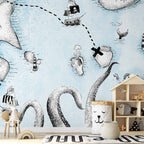 Wandbild Schatzkarte – Kinderzimmerdekoration