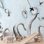 Treasure Map Fantasy Wall Mural