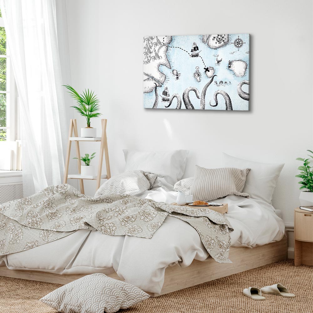 Treasure Map Fantasy Canvas Print