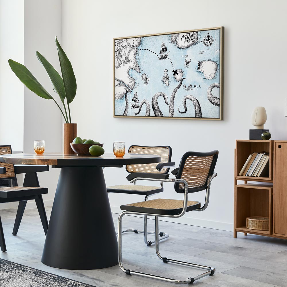 Treasure Map Fantasy Canvas Print