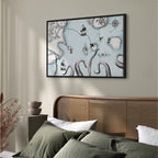 Treasure Map Fantasy Canvas Print