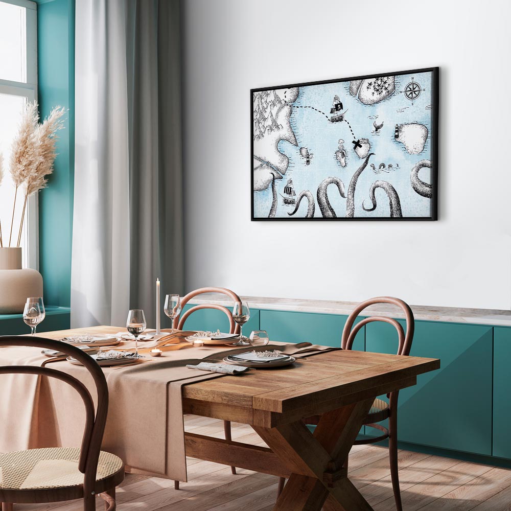 Treasure Map Fantasy Canvas Print