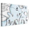 Treasure Map Fantasy Canvas Print
