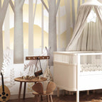 Fairy-Tale Forest Deer Fantasy Wall Mural