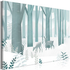 Canvas Print Fairy-Tale Forest Vertical (1 Part)