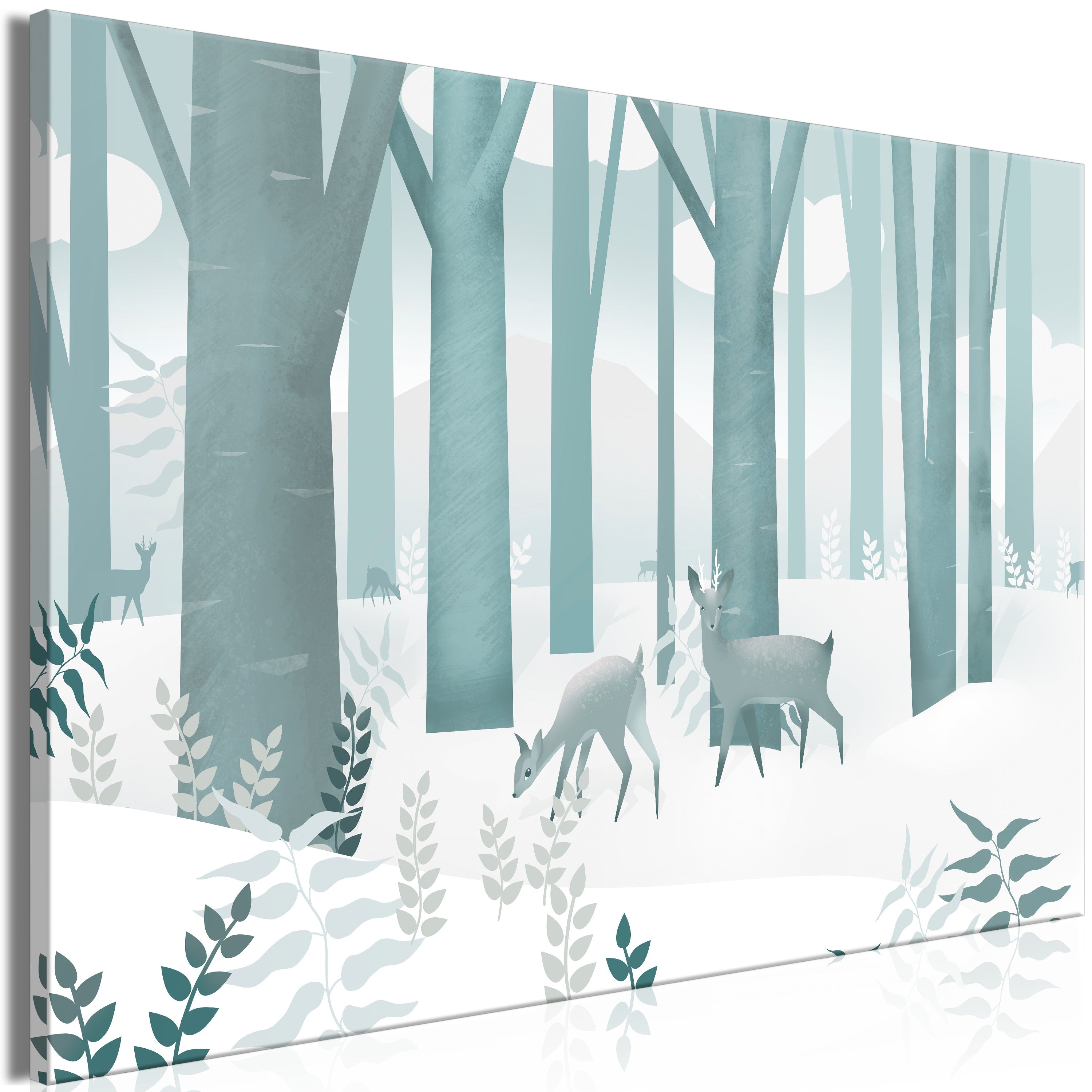 Canvas Print Fairy-Tale Forest Vertical (1 Part)