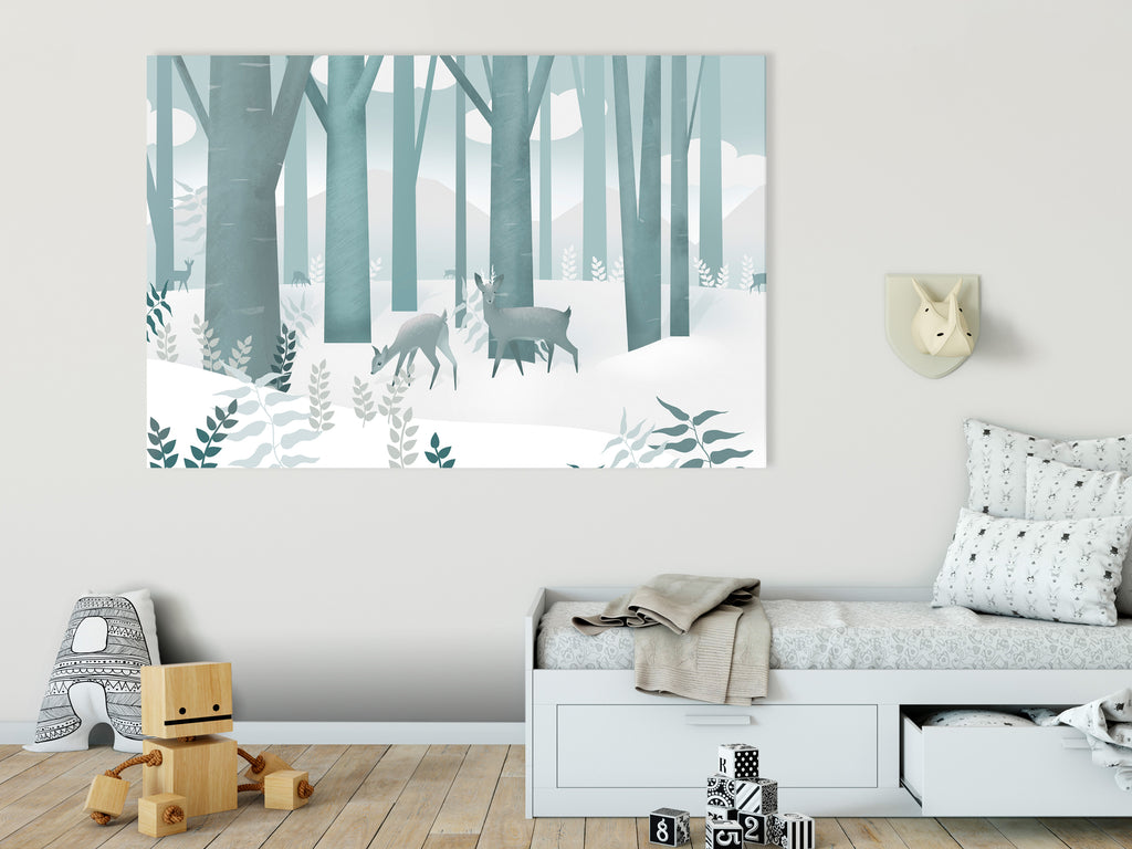 Canvas Print Fairy-Tale Forest Vertical (1 Part)