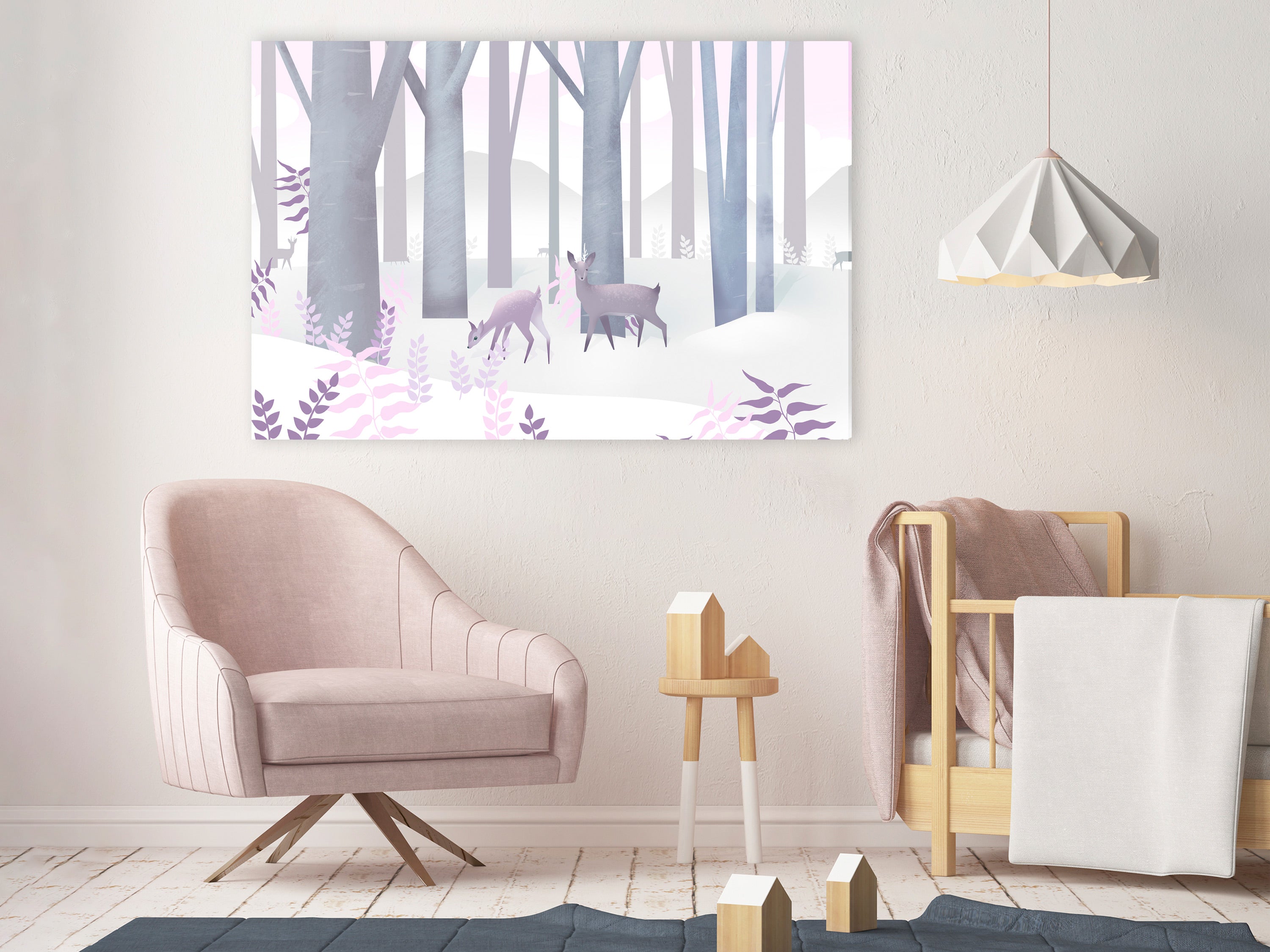 Canvas Print - Fairy-Tale Forest Vertical (1 Part)