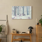 Fairy-Tale Deer Forest Fantasy Canvas Print