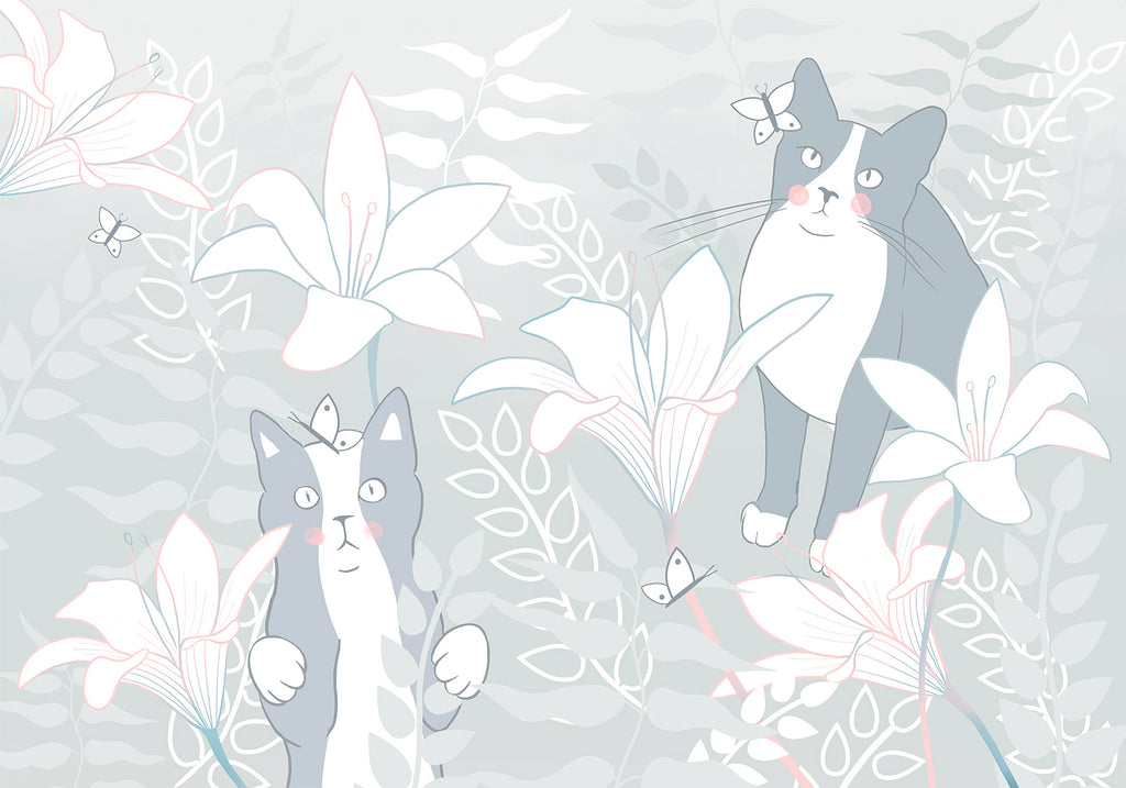 Wandbild „Katzen sind wichtig“ – Erste Variante