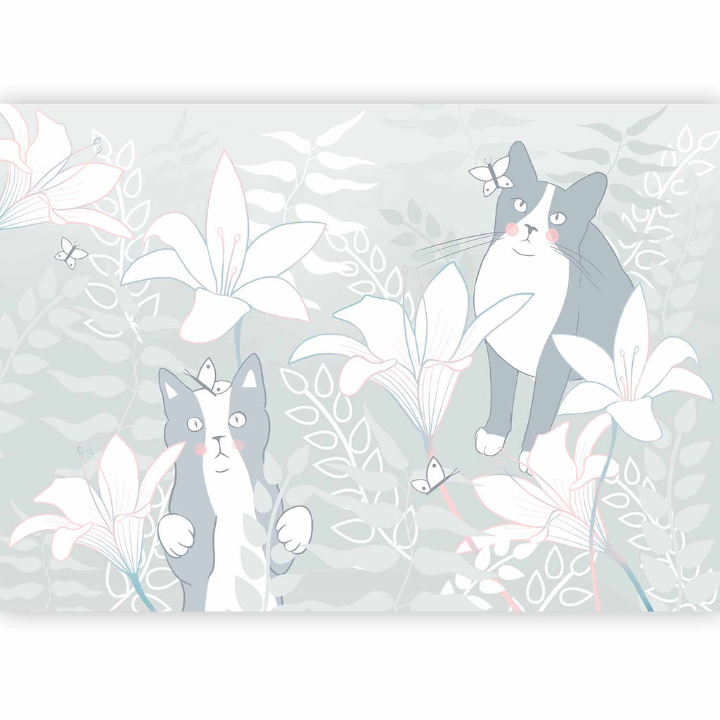 Wandbild „Katzen sind wichtig“ – Erste Variante