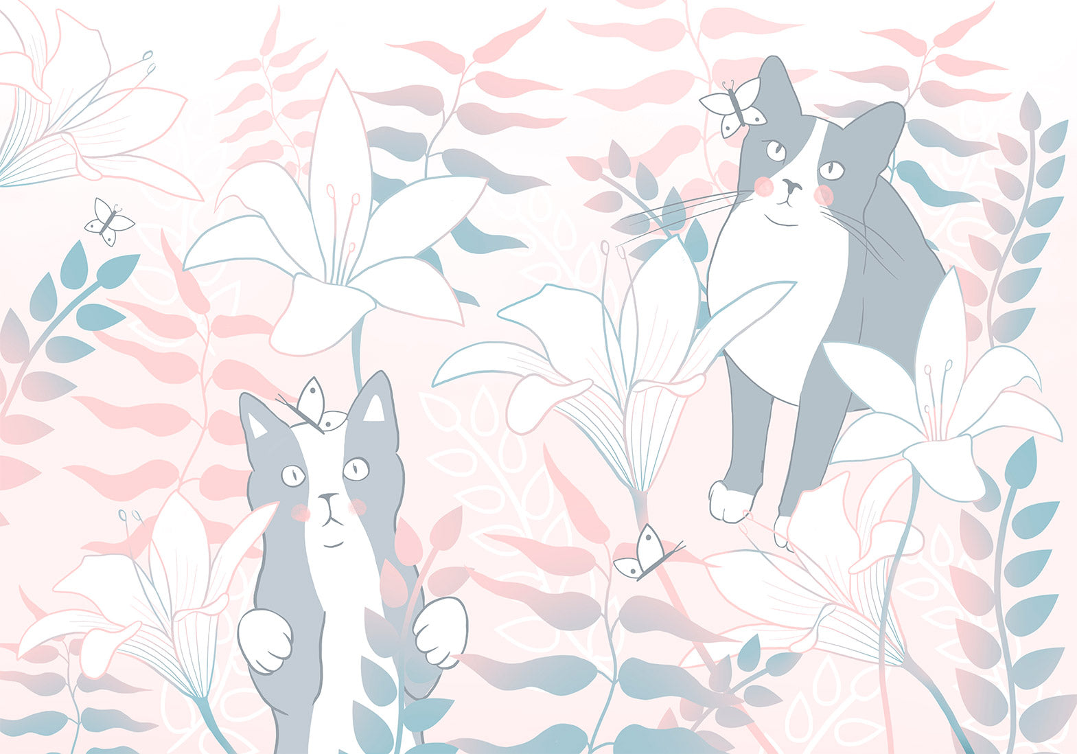 Wandbild „Katzen sind wichtig“ – Zweite Variante