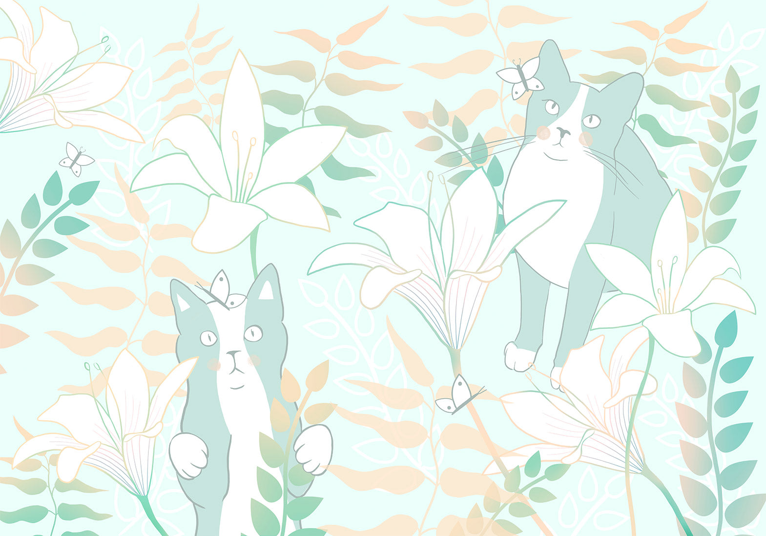 Wall Mural Cat Matters Third Variant