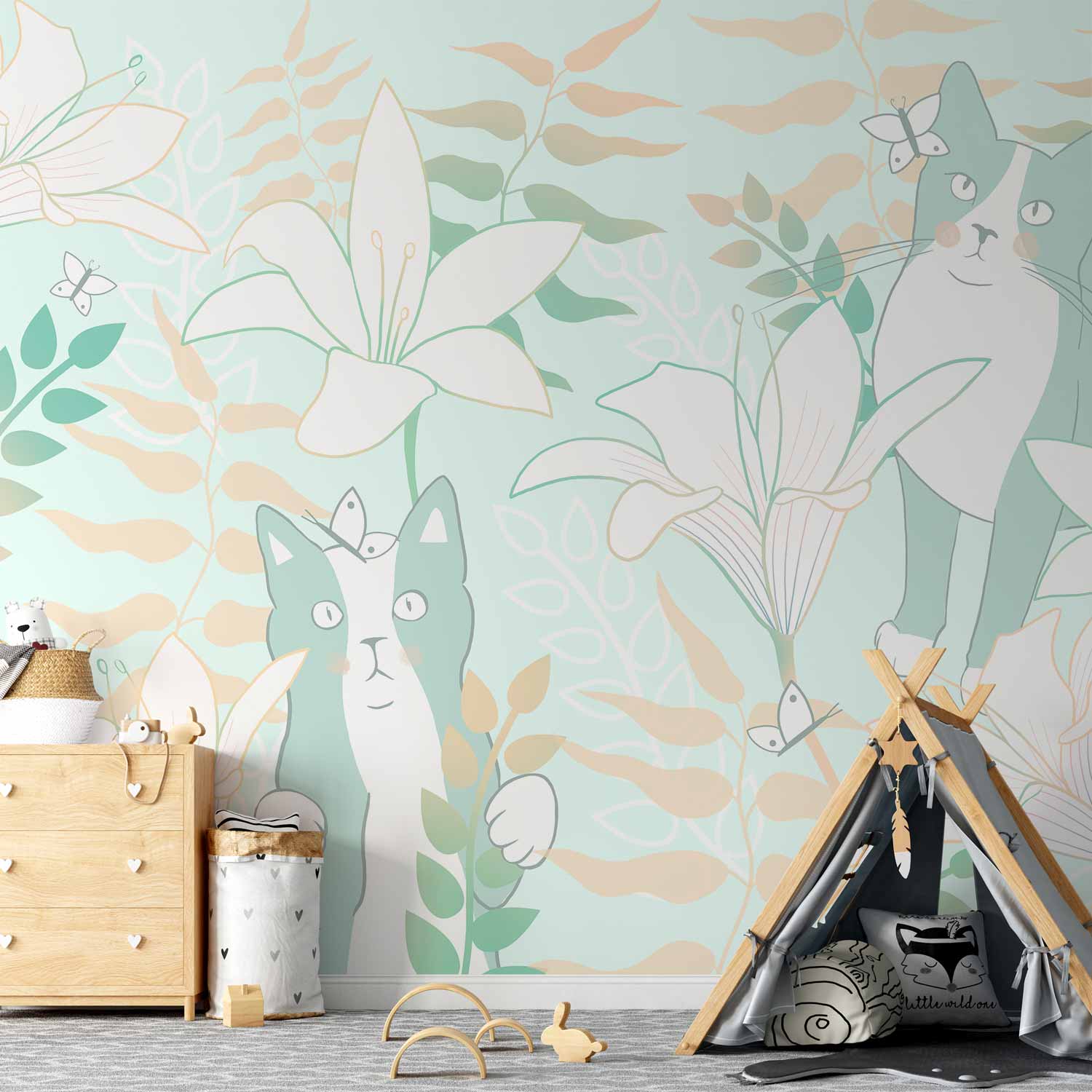 Wall Mural Cat Matters Third Variant