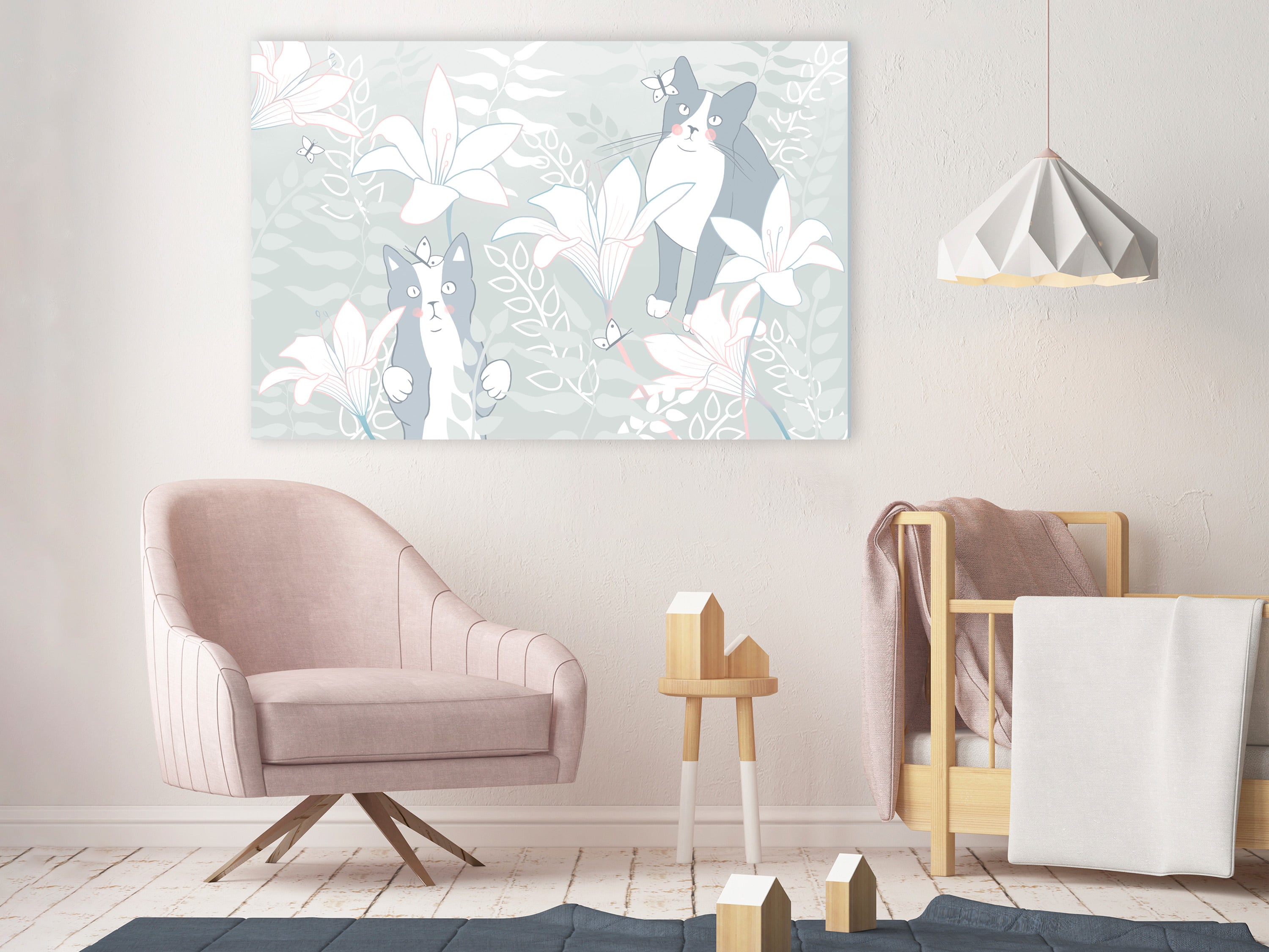 Canvas Print Cat Matters 1 Part Wide First Variant