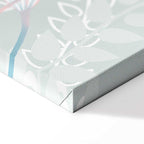 Cat and Girl Fantasy Wide Canvas Print