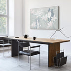 Cat and Girl Fantasy Wide Canvas Print