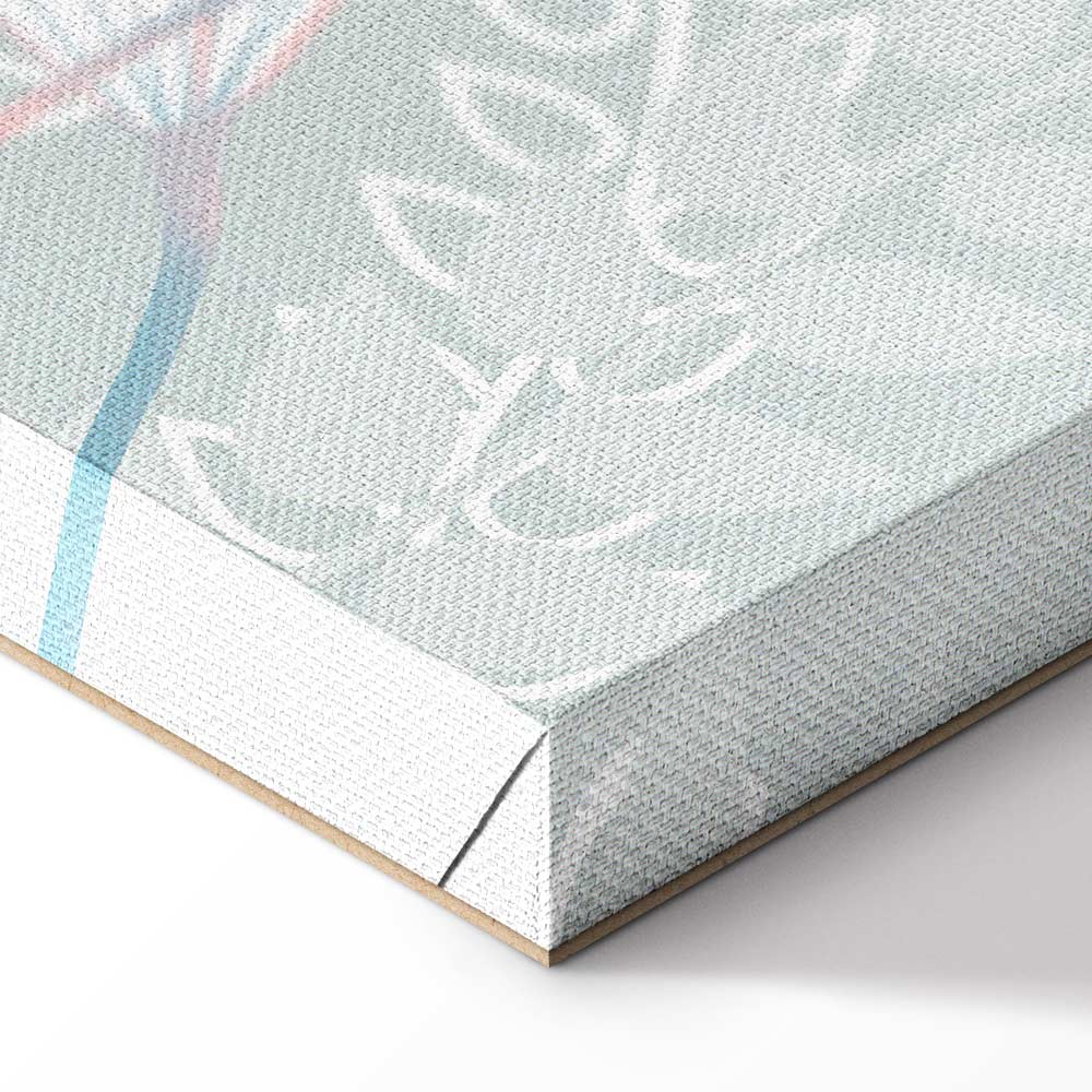 Cat and Girl Fantasy Wide Canvas Print