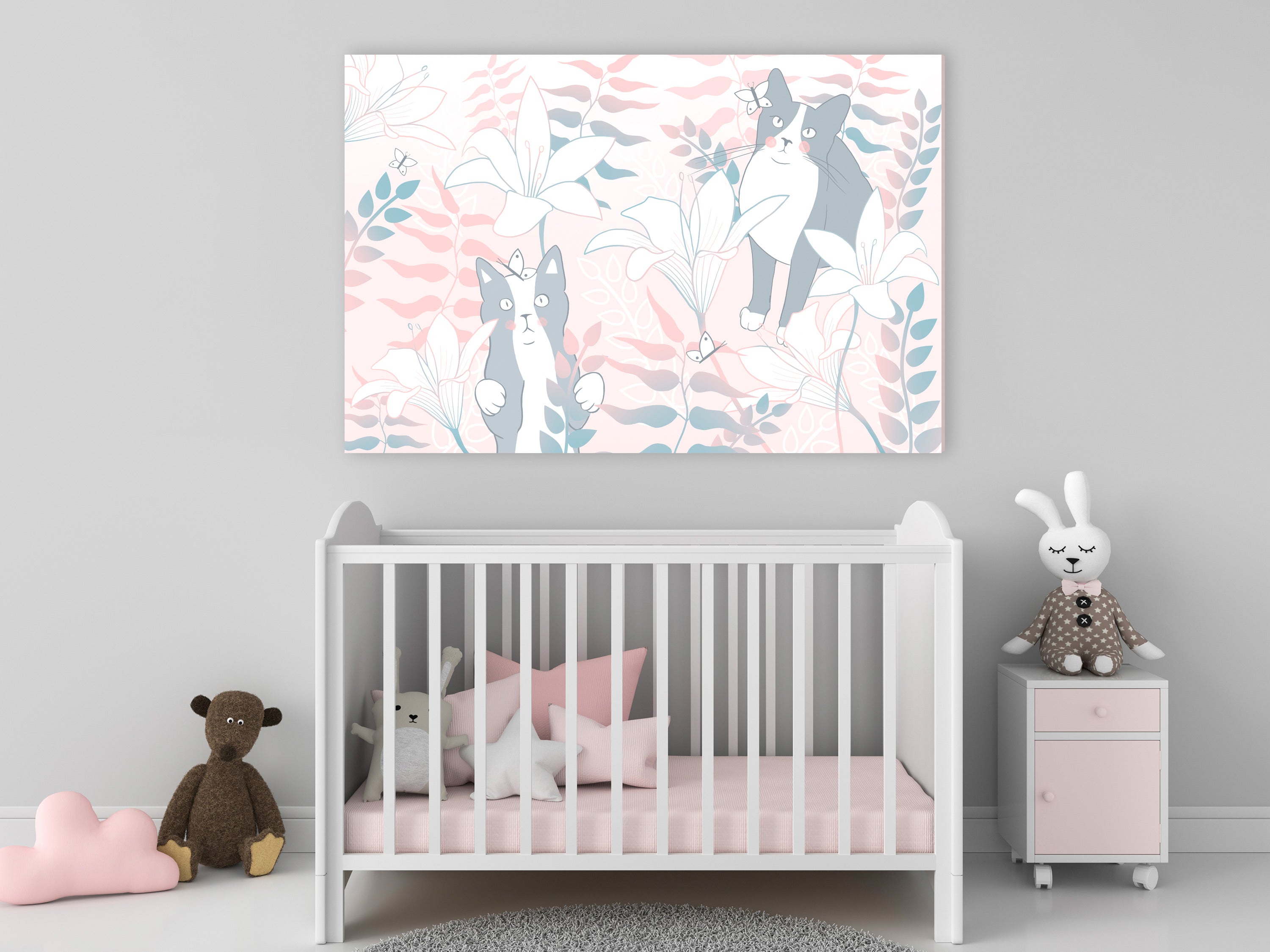 Canvas Print Cat Matters Wide 1-Part Variant