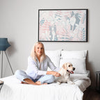 Cat and Girl Fantasy Canvas Print