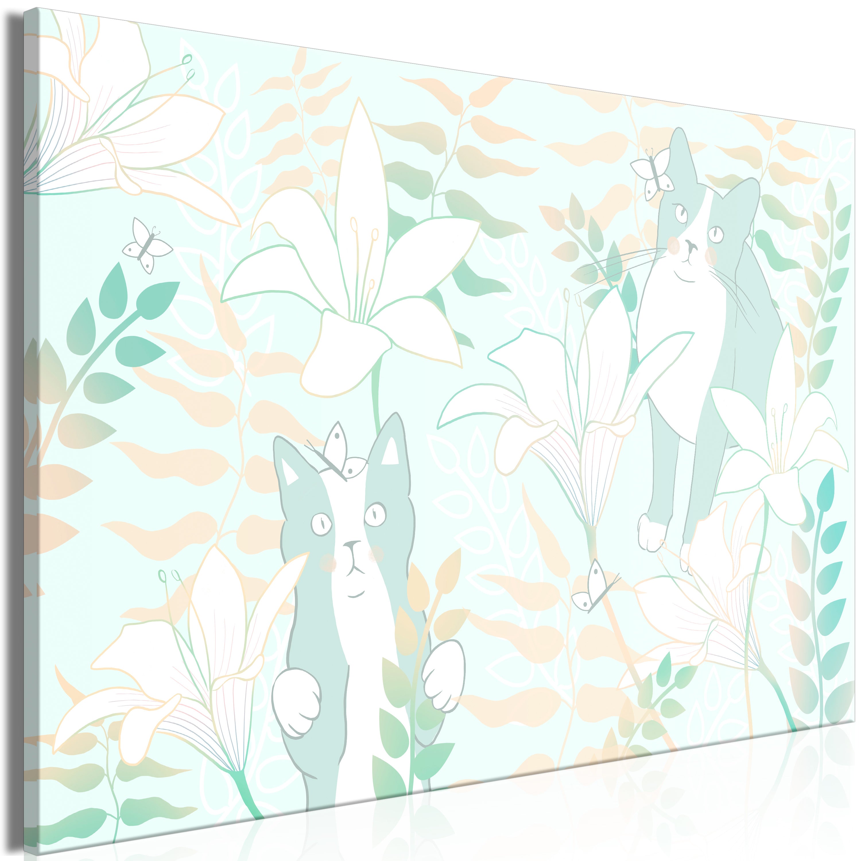 Canvas Print Cat Matters 1 Part Wide Third Variant