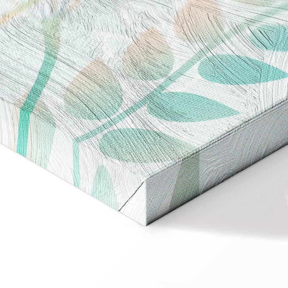 Girl with Cats and Butterflies Floral Canvas Print