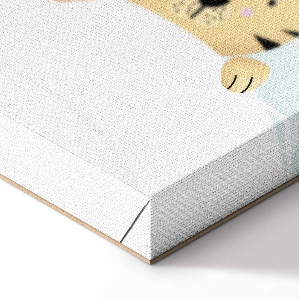 Fairy-Tale Zoo Animals Fantasy Canvas Print (3 Parts)