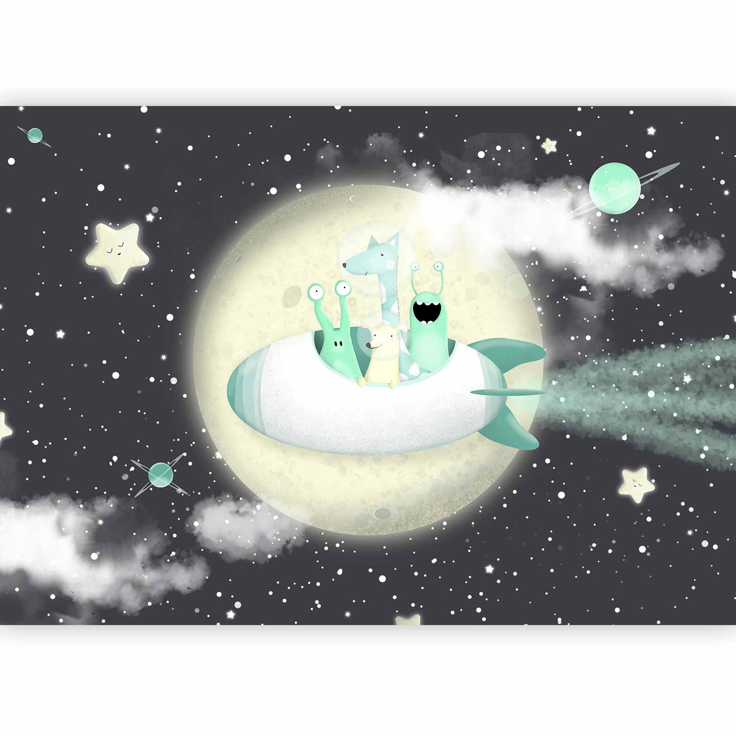 Wall Mural Space Adventure - First Variant