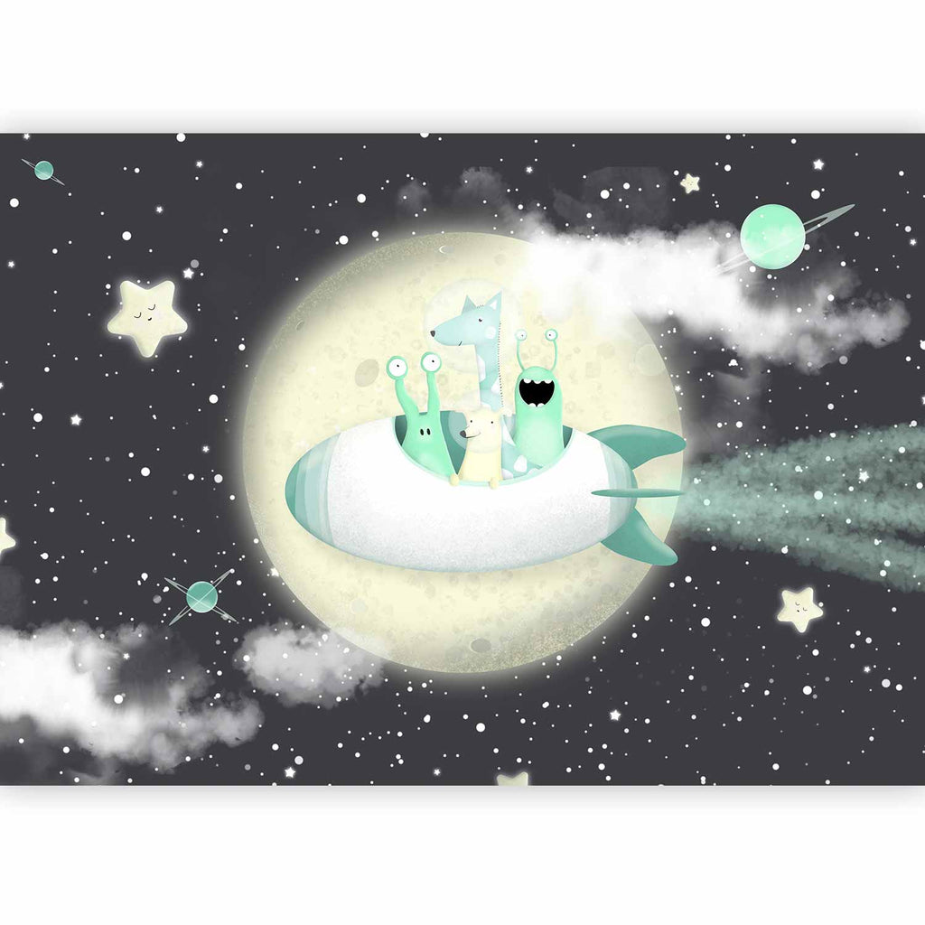 Wall Mural Space Adventure - First Variant