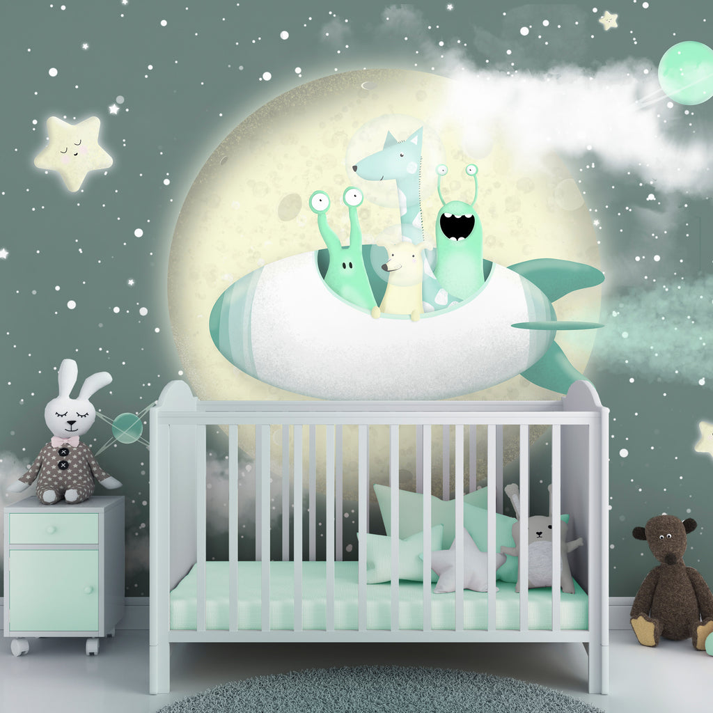 Wandbild Weltraumabenteuer Dritte Variante