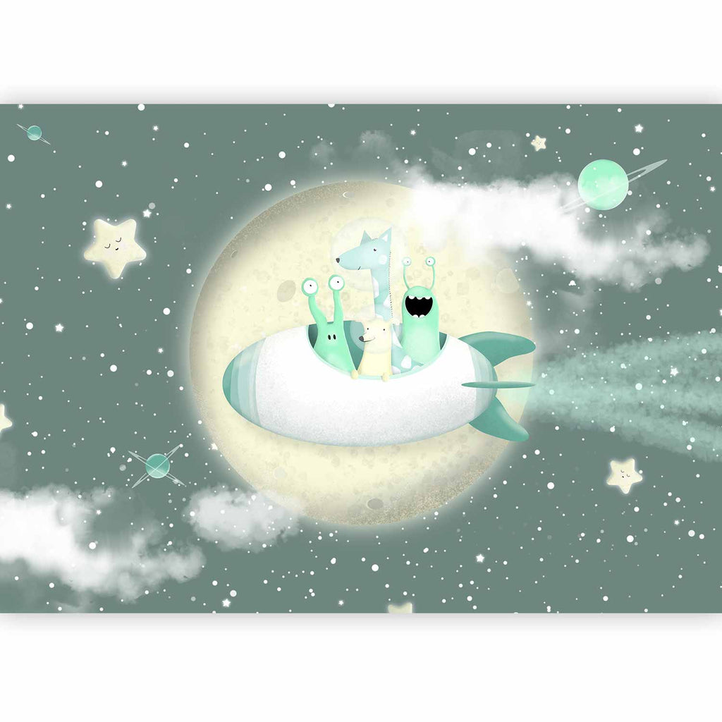 Wandbild Weltraumabenteuer Dritte Variante