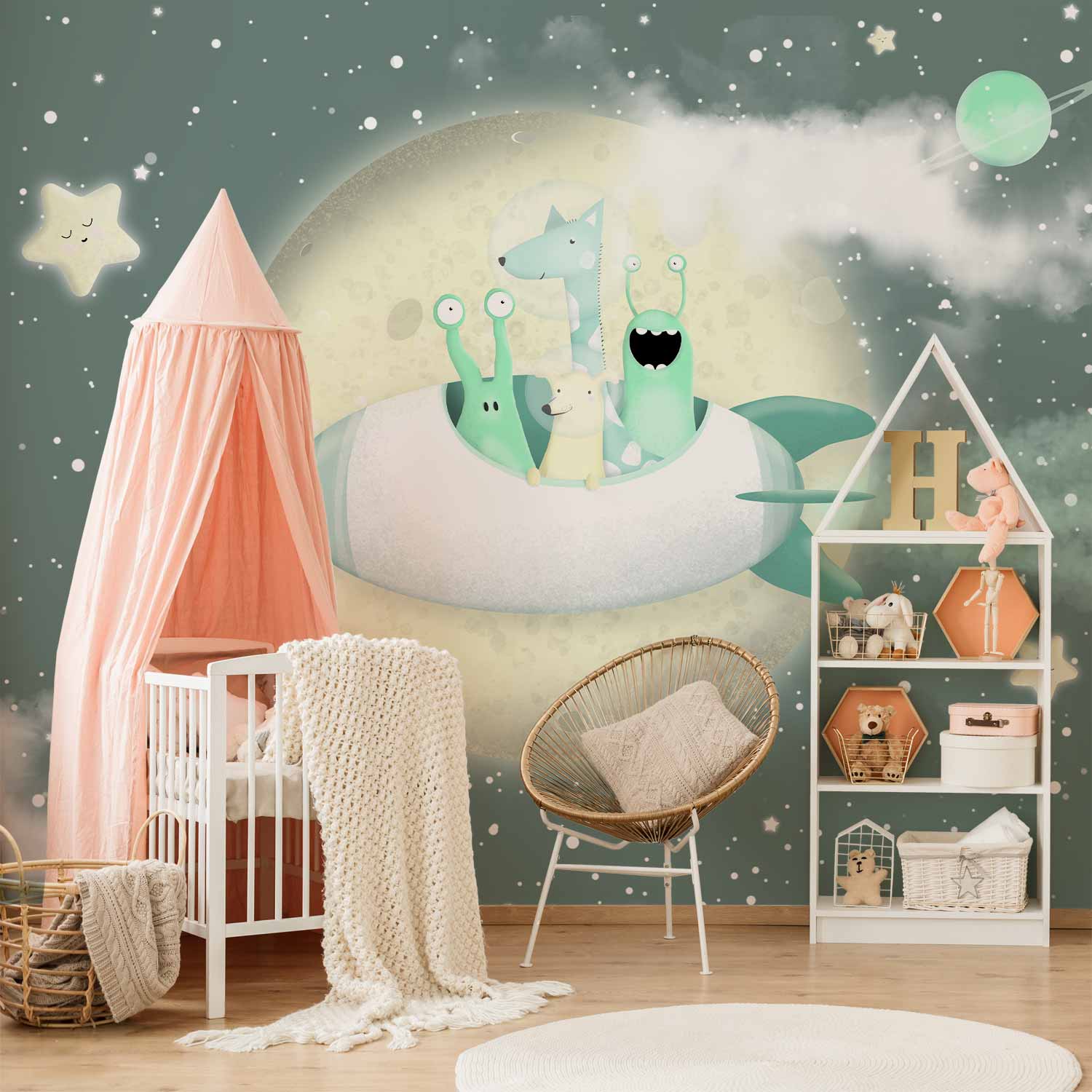 Wandbild Weltraumabenteuer Dritte Variante