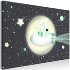 Canvas Print Rocket Crew Wide for Children