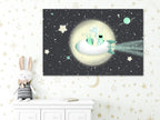 Canvas Print Rocket Crew Wide for Children