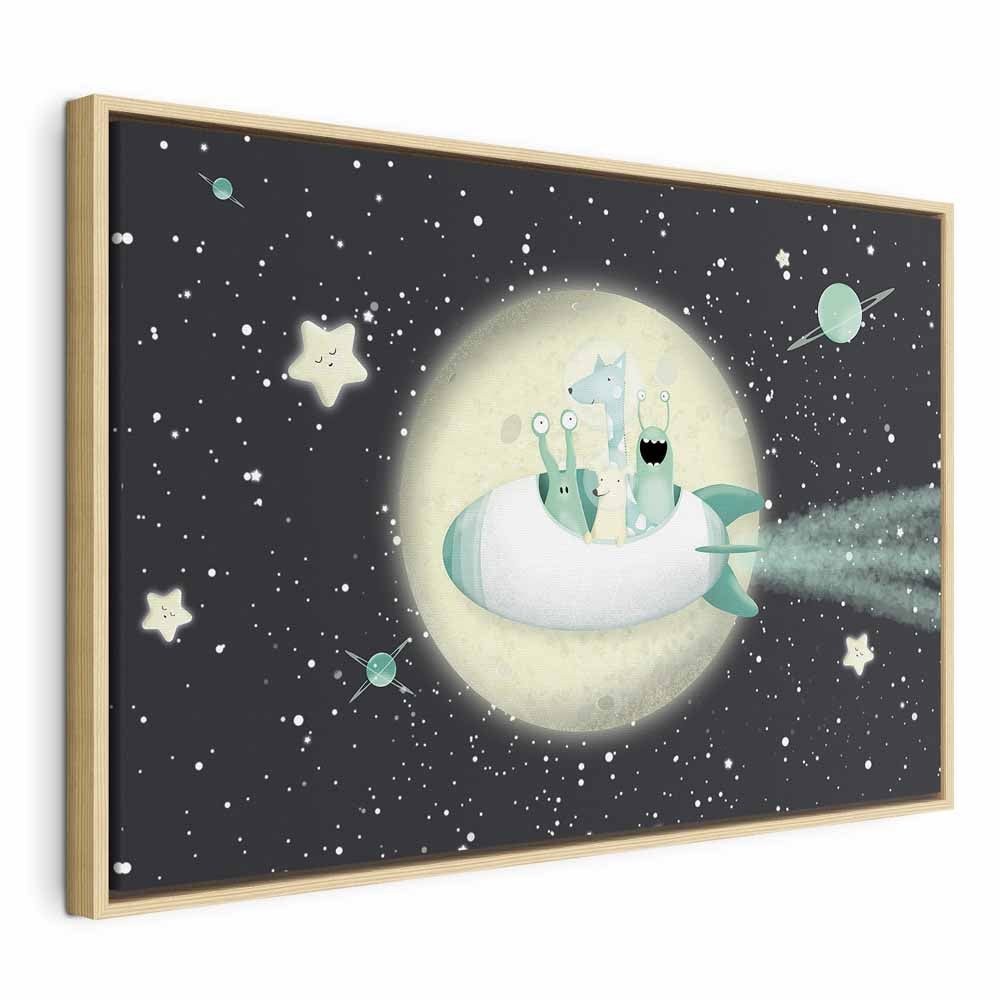 Rocket Crew Space Canvas Print
