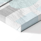 Colorful Town Skyline Wide Canvas Print