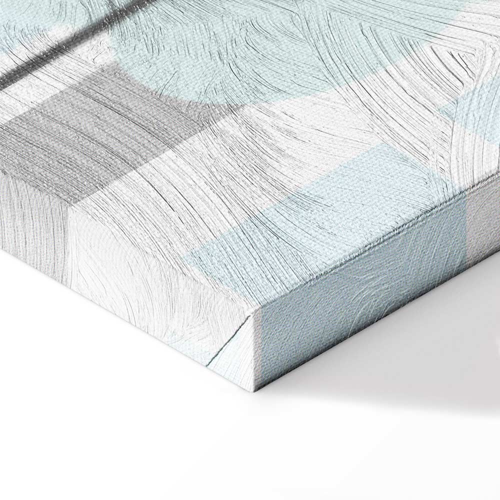 Colorful Town Skyline Wide Canvas Print