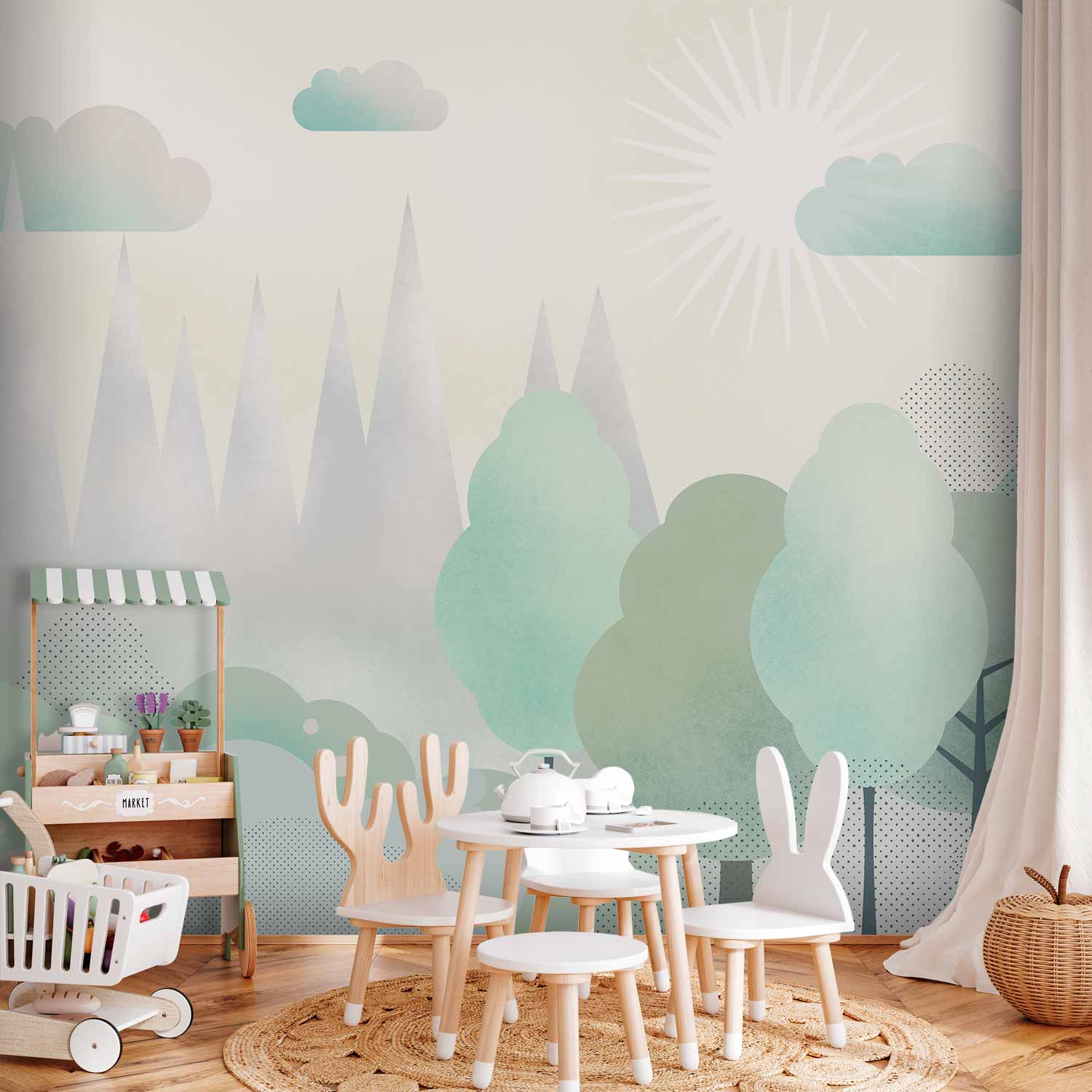 Wall Mural for Children: Fairy-Tale Forest